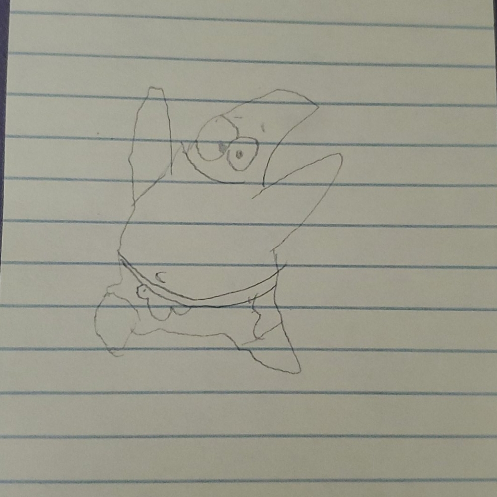 SpongeBob square pants drawing set